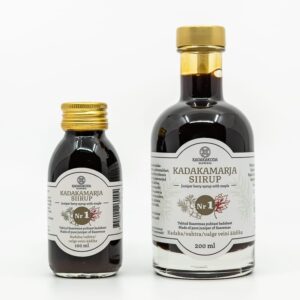 JUNIPER BERRY SYRUP NO.1 </br>maple, white wine vinegar – 100ml / 200ml