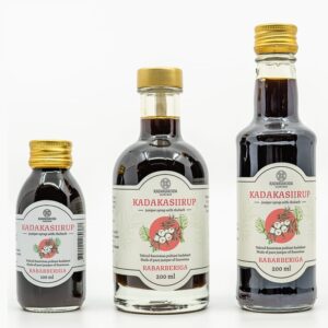 JUNIPER SYRUP </br> with rhubarb – 100ml / 200m