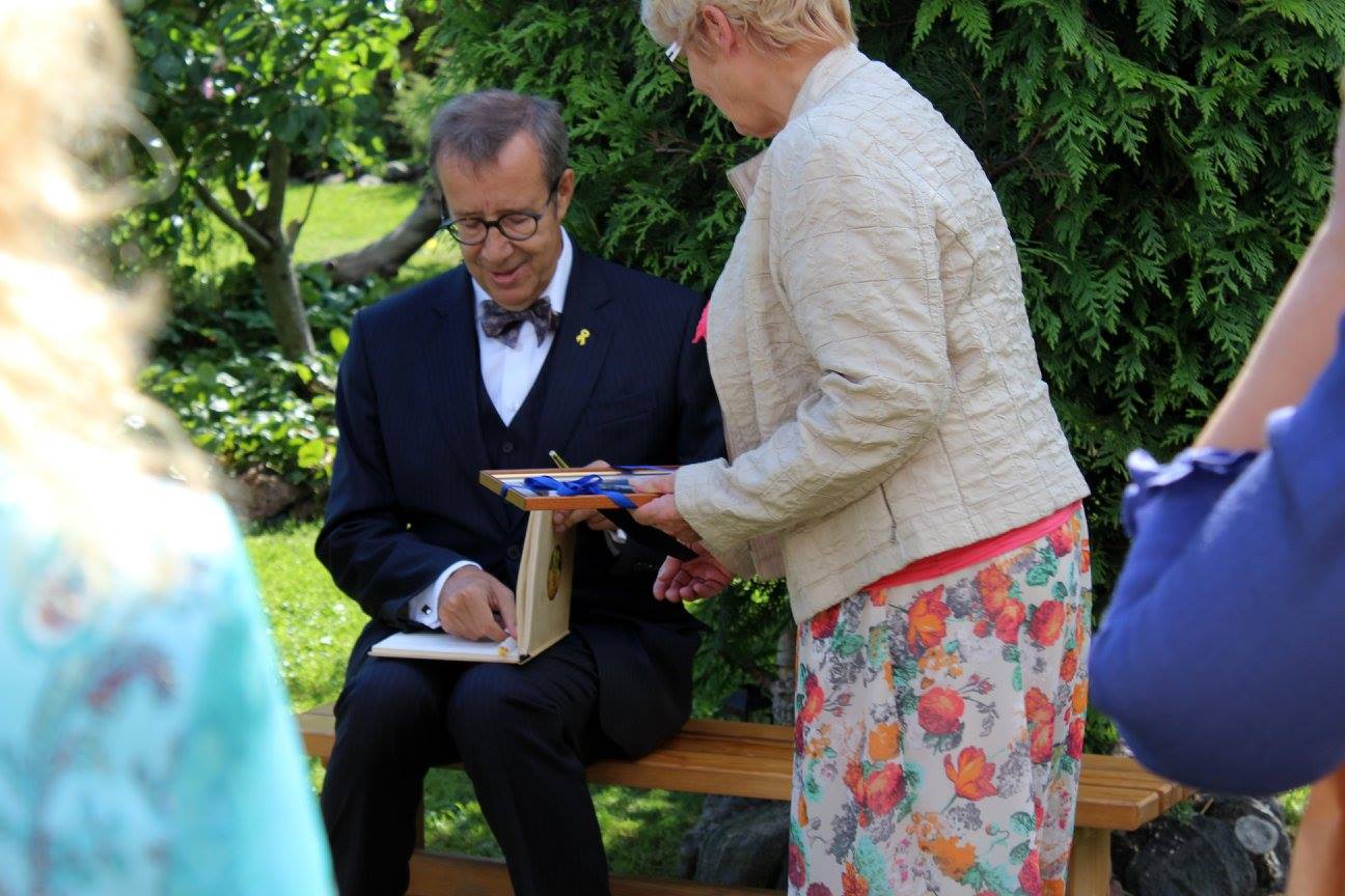 Saaremaa kadakakoda -president Toomas Hendrik Ilves